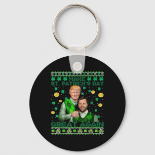 Trump Vance Brothers Funny St Patricks Day Ugly Sw Key Ring