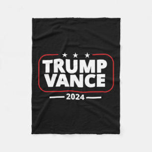 Trump Vance Brothers Make Christmas Great Again On Fleece Blanket