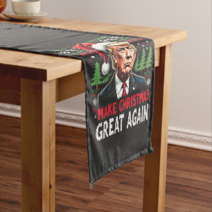 trump vance, donald trump, election 2024, christma short table runner