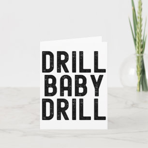 Trump Vance Drill Byby Trump President Card