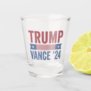 Trump Vance Election Ugly Christmas Sweater Shot Glass