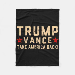 Trump Vance (front And Byck) It Gonna Take A Felon Fleece Blanket