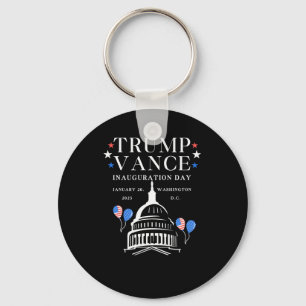 Trump Vance Inauguration Day  Key Ring