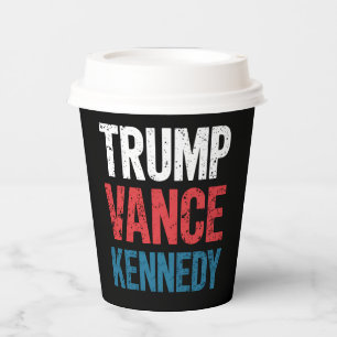 Trump Vance Kennedy 2024 Election Paper Cups