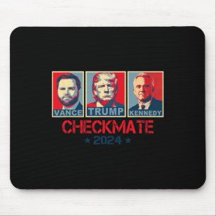 Trump Vance Kennedy Checkmate 2025 Election Republ Mouse Pad