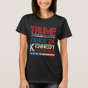 Trump Vance Kennedy Checkmate Election Republican T-Shirt