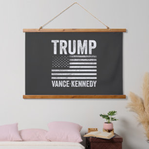 Trump Vance Kennedy Election 2024 American Flag Hanging Tapestry