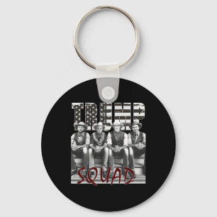 Trump Vance Kennedy Elon Squad Key Ring