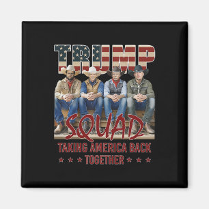 Trump Vance Kennedy Elon Squad Taking America Back Magnet
