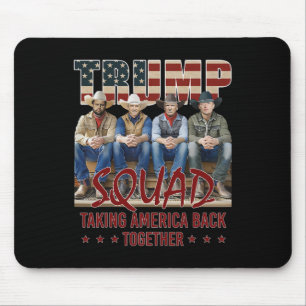 Trump Vance Kennedy Elon Squad Taking America Byck Mouse Pad