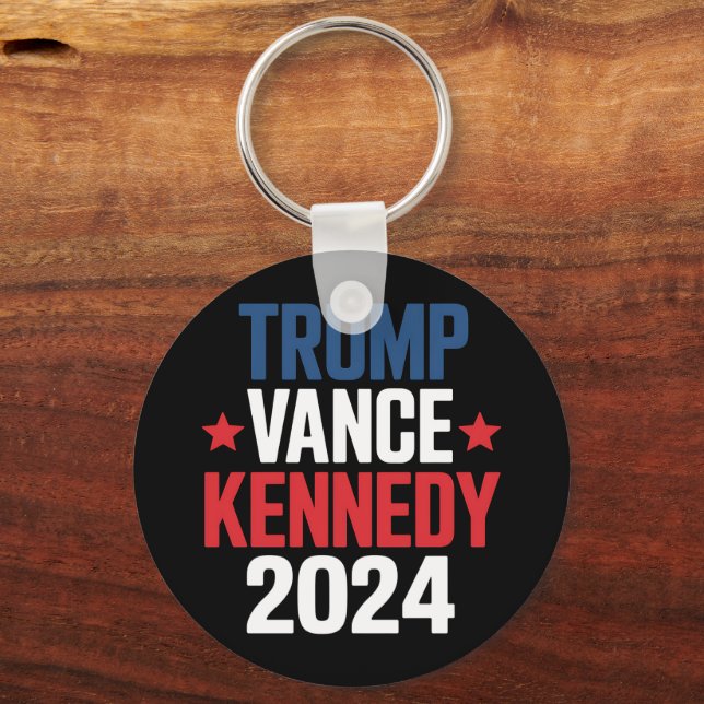 Trump Vance Kennedy President 2024 Election  Key Ring (Front)