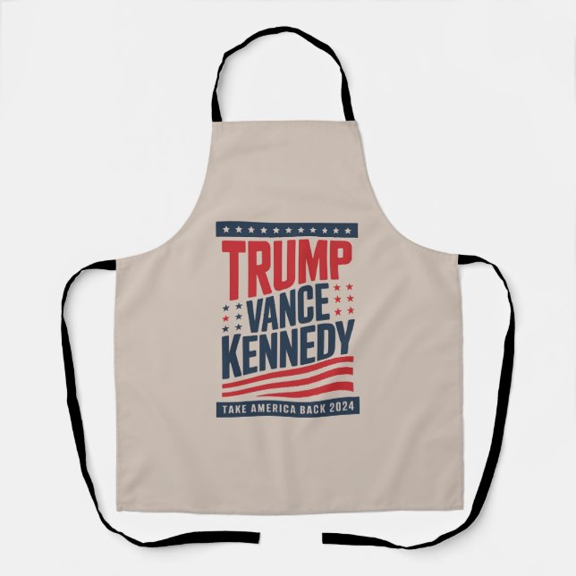 Trump Vance Kennedy Take America Back 2024  Apron (Front)