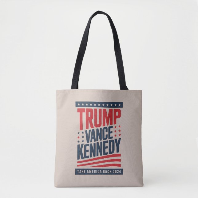 Trump Vance Kennedy Take America Back 2024  Tote Bag (Front)