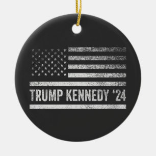 Trump Vance Kennedy take America back again Ceramic Ornament