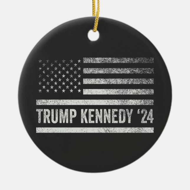 Trump Vance Kennedy take America back again Ceramic Ornament (Front)