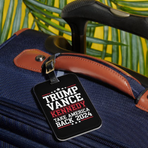Trump Vance Kennedy Take America Back Again Luggage Tag