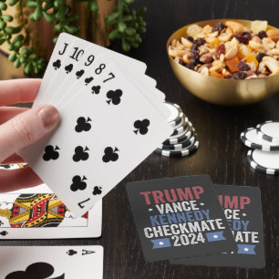 Trump Vance Kennedy take America back again Playing Cards