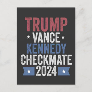 Trump Vance Kennedy take America back again Postcard