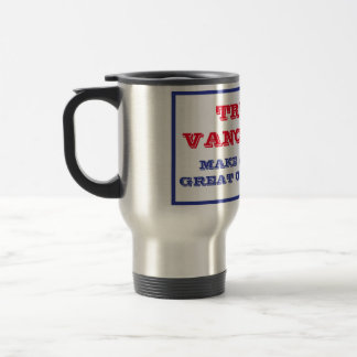 Trump Vance Make America Great Once Again  Banner Travel Mug