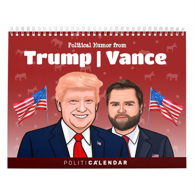 TRUMP VANCE Political Humour Calendar (Cover)