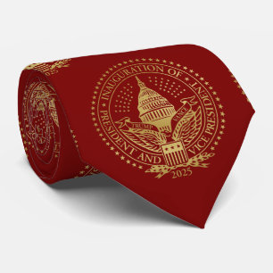 Trump Vance President Inaugural Logo Inauguration Tie