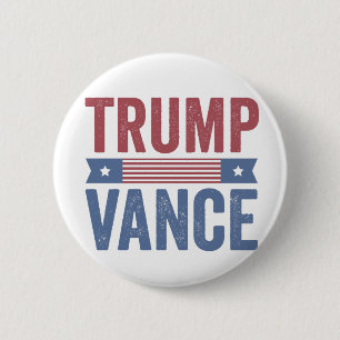 Trump Vance Republican American Election Vote Gift 6 Cm Round Badge