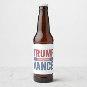 Trump Vance Republican American Election Vote Gift Beer Bottle Label