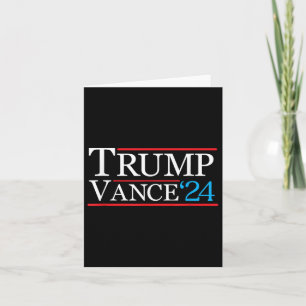 Trump Vance Shirt 2024 Trump Campaign Mens Jd Vanc Card