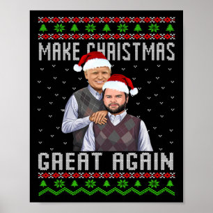 Trump Vance Tees Brothers Make Christmas Great Aga Poster