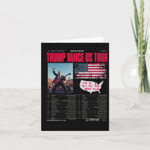 Trump Vance Us Tour Card