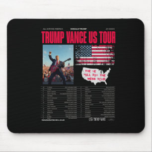 Trump Vance Us Tour Mouse Pad