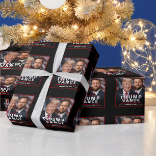 Trump Vance Victory Inauguration Day Keepsake Wrapping Paper