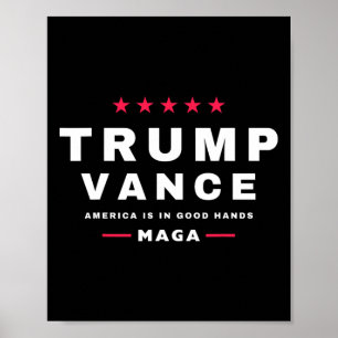 Trump Vance We Won Inauguration Day 47th President Poster
