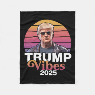Trump Vibes 2025 Chiffon Top Fleece Blanket