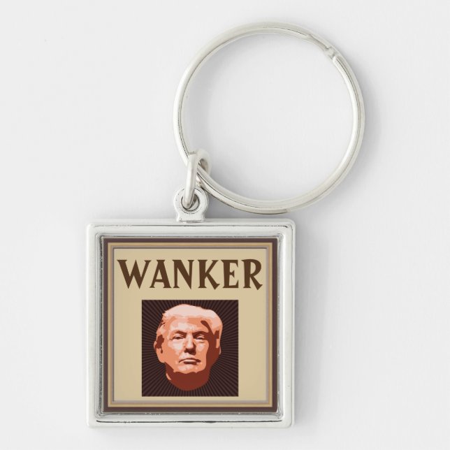 Trump Wanker Keychain (Front)