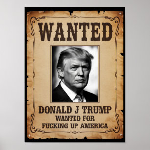 Trump Wanted Poster