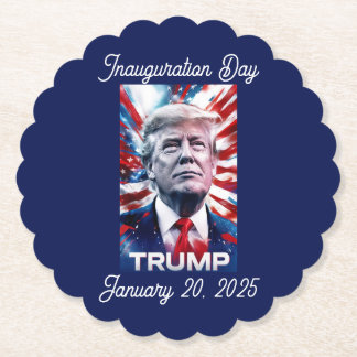 Trump Watch Party Customisable Patriotic Design Paper Coaster