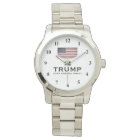Trump watch with US flag Keep America Great 
