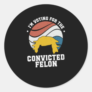 Trump We The People Classic Round Sticker