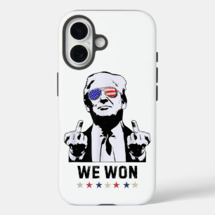 Trump We Won Inauguration 47 US President 2025 iPhone 16 Case