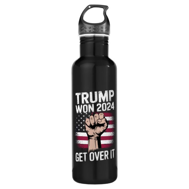 Trump We Won Wins Inauguration 47 US President  710 Ml Water Bottle (Front)