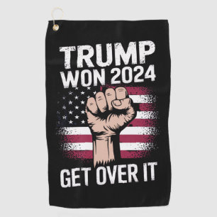 Trump We Won Wins Inauguration 47 US President Golf Towel