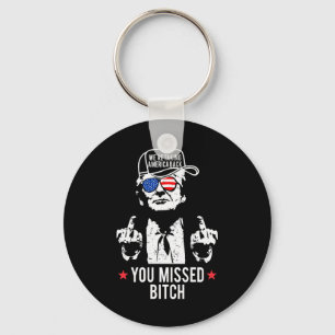Trump We're Taking America Ck You Missed  Key Ring