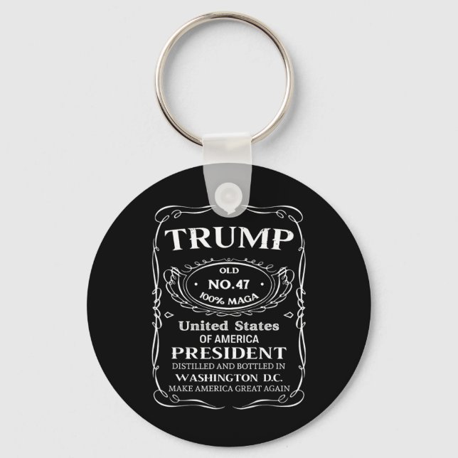 Trump Whiskey  Key Ring (Front)