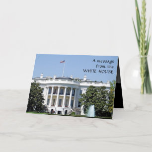 Trump White House Mens Funny 50th Birthday Invitation