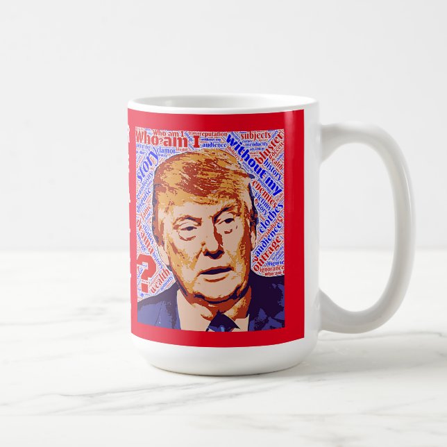 Trump Who Am I Really Classic White Mug (Right)