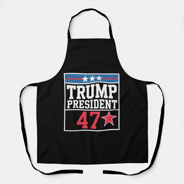 Trump Wins 2024 Election Trump Won 2024 Apron (Front)