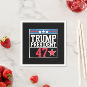 Trump Wins 2024 Election Trump Won 2024 Napkin