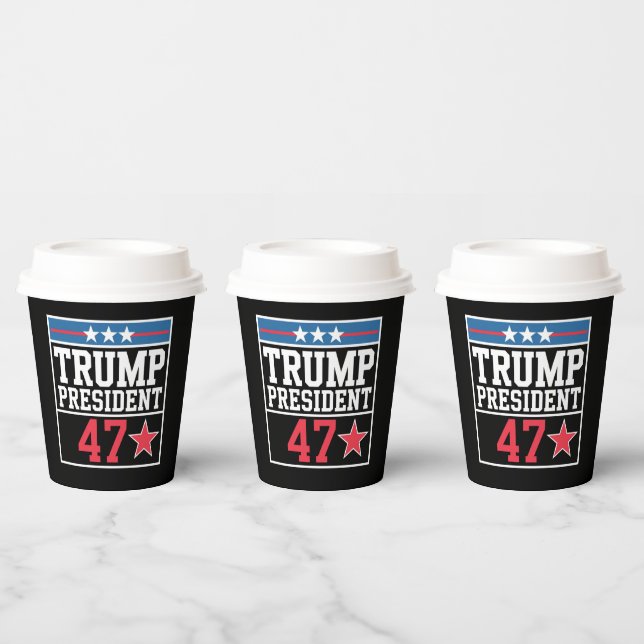 Trump Wins 2024 Election Trump Won 2024 Paper Cups (Multi)