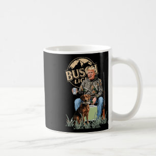 Trump With Dog Duck Waterfowl Hunting Camo Preside Coffee Mug